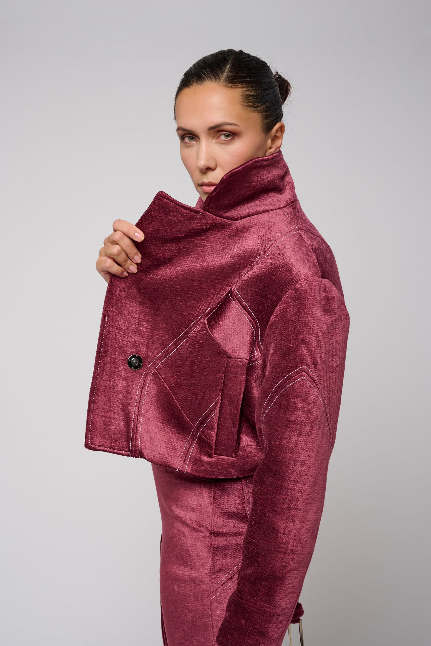 Virginie Jacket In Magenta