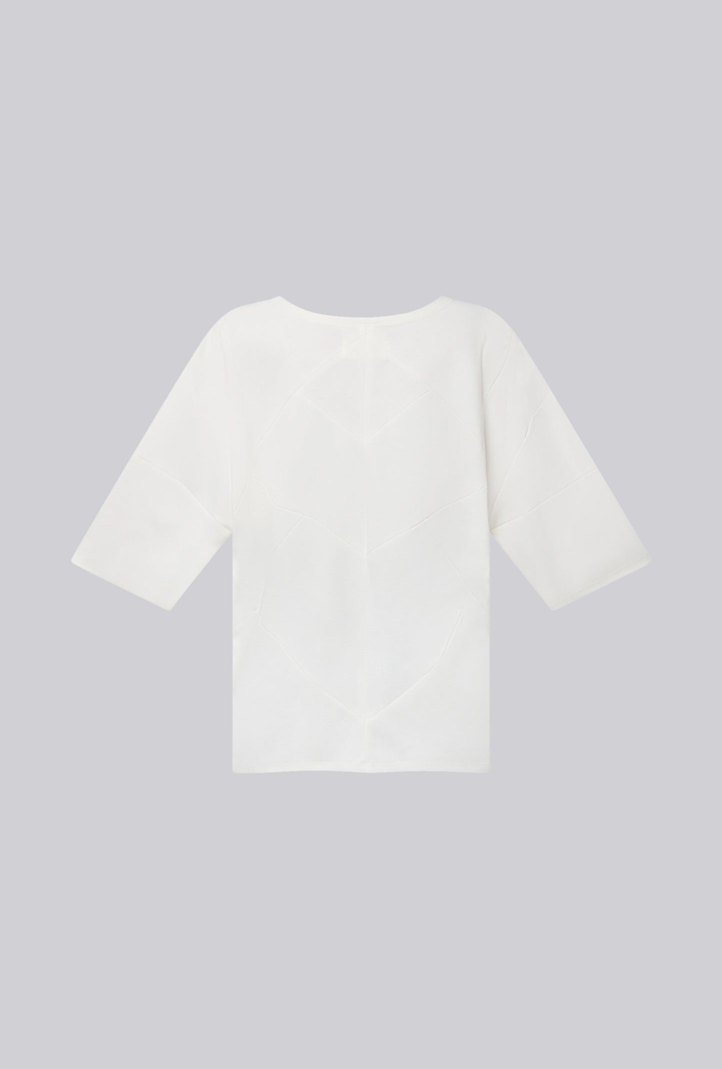 Intarsia T-Shirt In Cotton