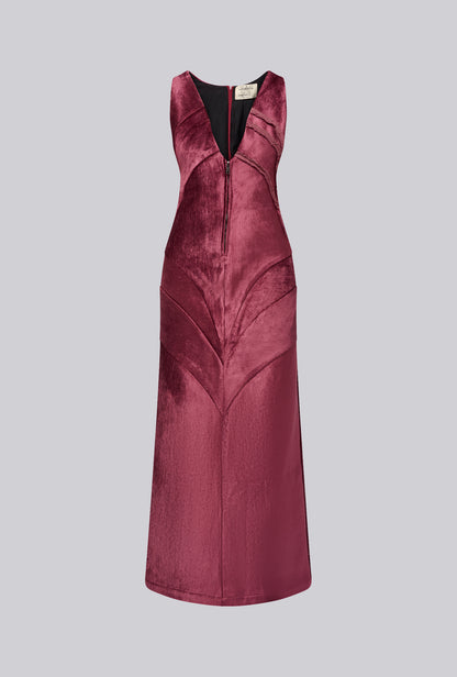 Opera Dress in Magenta
