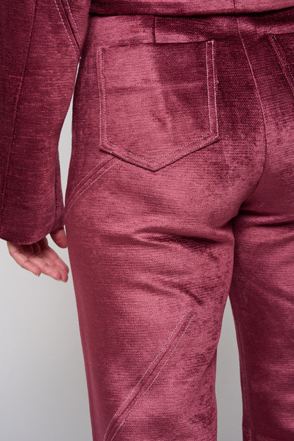 Virginie Trousers In Magenta